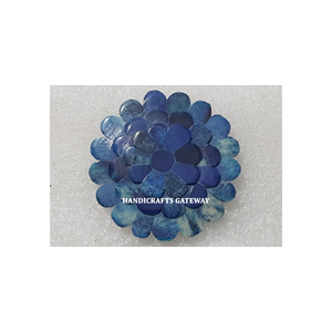 Miroirs en nacre bleue les plus beaux faits à la main et exigeants pour la décoration intérieure et les cadeaux de mariage - Product Image 1