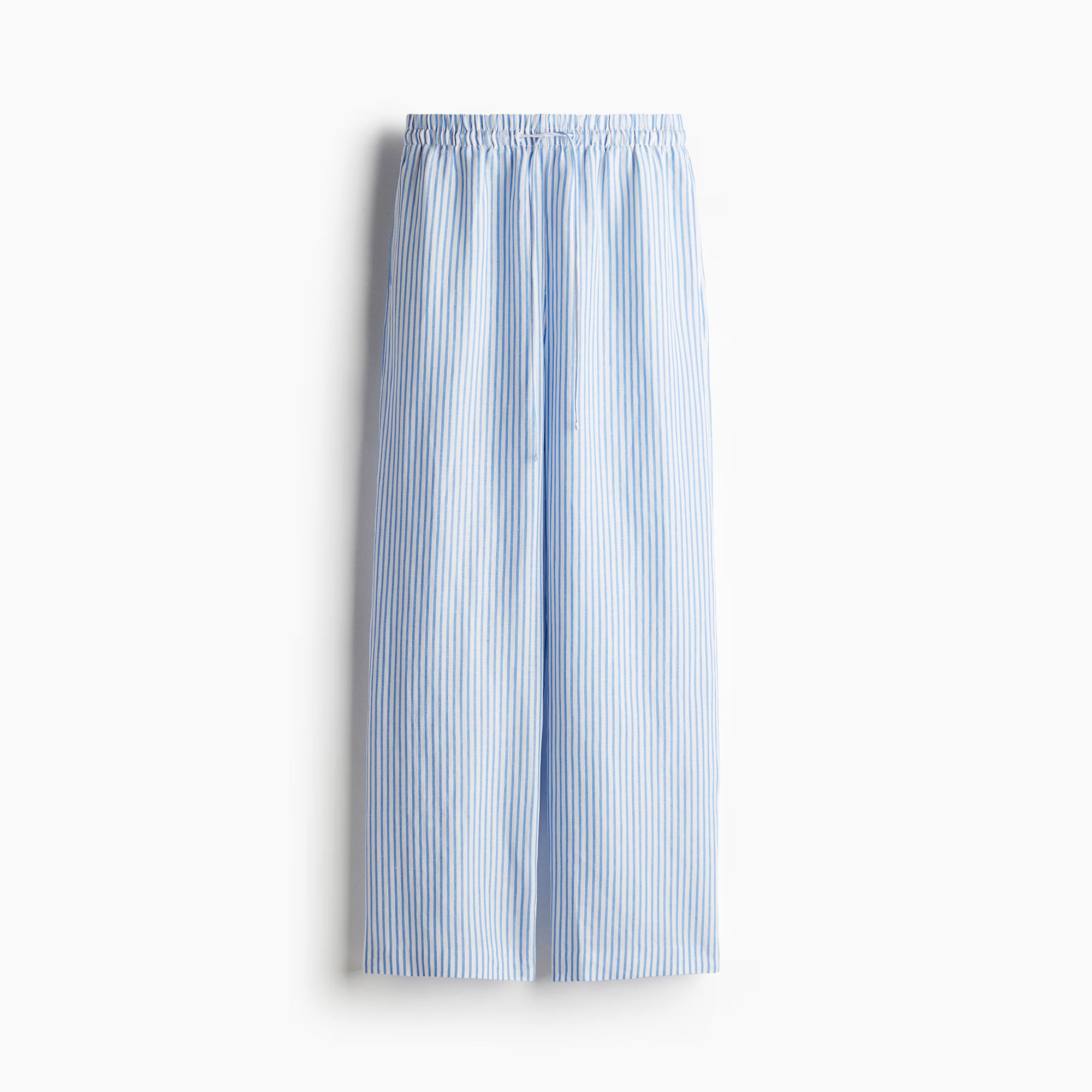 White light blue striped