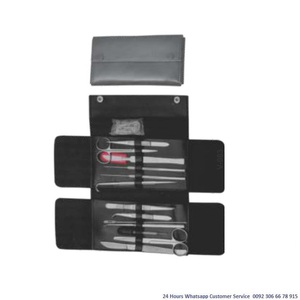 ชุดเครื่องมือตัดชิ้นส่วนผ่าตัดสัตวแพทย์สําหรับวัตถุประสงค์ทางสัตวแพทย์บรรจุภัณฑ์ที่กําหนดเองพร้อมถุงหนัง - Product Image 3