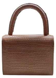 New Arrival <b>Women's</b> Genuine Leather Crossbody <b>Bag</b> Handcrafted Traditional Design Zipper Closure Chain Decoration Brown Color - Product Image 3