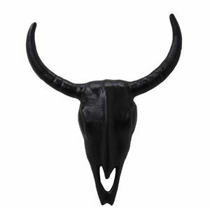 Nouveau Design Aluminium Rein Cerf Visage Mat Noir Couleur Pour La Maison Décoratif Renne De Table À La Main Décoration De La Maison - Product Image 2