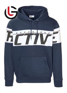 เสื้อฮู้ดดี้ GLOBAL LEATHER รุ่น New Active Vintage Style ผ้าฝ้ายฟลีซ 100% น้ำหนัก 300 กรัม เป็นมิตรต่อสิ่งแวดล้อม สำหรับผู้ชาย ใส่ได้ในฤดูหนาว อุ่นสบาย ไม่บุซับใน ดีไซน์ทันสมัย - Product Image 2