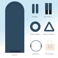 Nouveau design Mowin : Poids de cheville en silicone pour Pilates, accessoires de fitness et haltères pour la gym, vente en gros