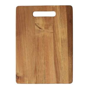 Planche à découper en bambou double face écologique Jiuyi avec rainure et fonctions anti-moisissure, design vertical et poignée - Product Image 4
