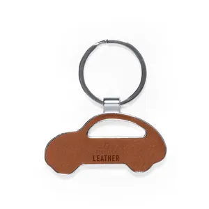 Portachiavi Fostel in Pelle Riciclata Sostenibile per Uso Promozionale - Product Image 2