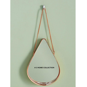 Espejo de pared con acabado dorado de forma redonda de Metal de aluminio de estilo nórdico, superventas, la más alta calidad, hecho a mano - Product Image 3