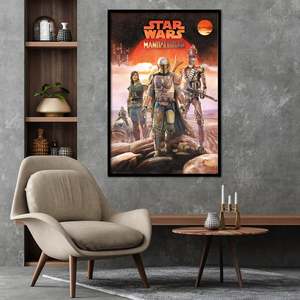 Póster Moderno de la Tripulación de The Mandalorian para Decoración de Pared - Product Image 1