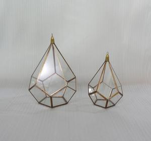 Contenedor de velas doradas de Metal de lujo, terrario, planta suculenta, luz de almacenamiento, caja de exhibición de lujo, vidrio de Metal/soporte de luz en T votiva - Product Image 4