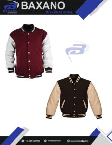 Veste universitaire d'hiver unisexe de haute qualité en polyester/coton, style baseball avec logo personnalisé - Product Image 6