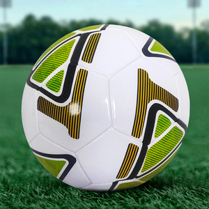 Balón de fútbol con textura de PU, juego profesional de fútbol, método sellado con pegamento térmico, pelotas de fútbol de la mejor calidad - Product Image 1