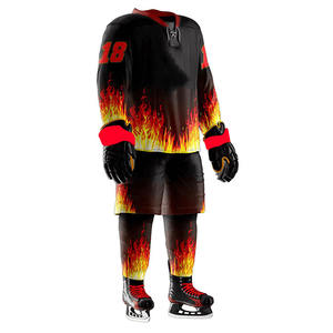 Vente en gros de conception par sublimation, prix bon marché, uniforme de hockey sur glace de qualité supérieure - Product Image 3
