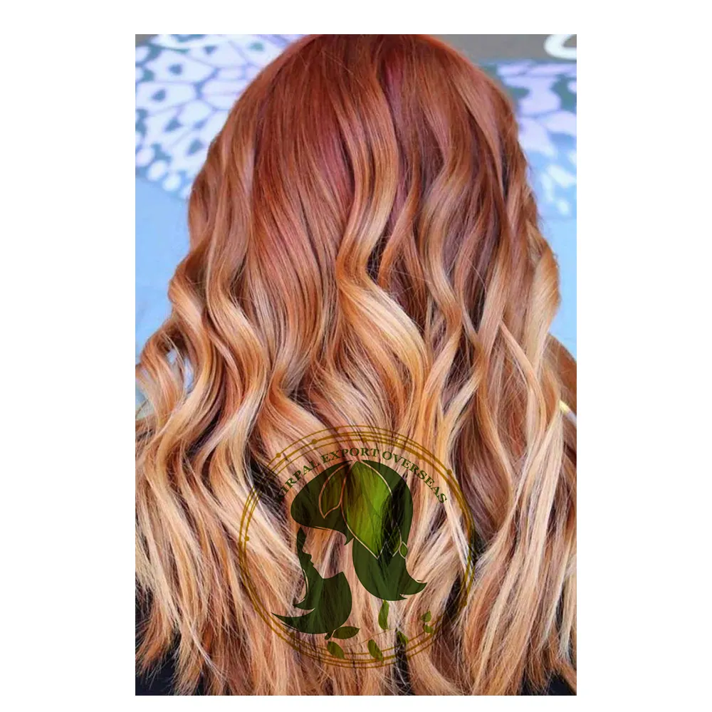 Best Supplier Real Color Triple Refined Herbal Blonde Deep Orange Henna Hair Color From Sojat Rajasthan