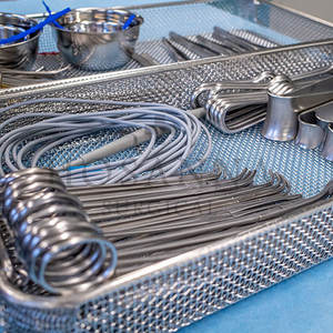 ชั้นวางเทปคาสเซ็ตฆ่าเชื้อถาดลวดตาข่ายถาดสำหรับเครื่องมือผ่าตัดถาดฆ่าเชื้อโดยใช้ Hosanna - Product Image 5