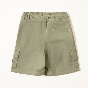 Pantalones cortos de alta calidad para hombre, multibolsillo, tamaño medio, algodón suelto, bolsillo recto en la espalda, patrón sólido de algodón 100% - Product Image 2