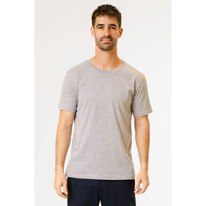 T-shirts pour hommes en coton mélangé doux, col rond, tailles S à 4XL, coupe athlétique, t-shirt basique uni, 60% coton, 40% polyester - Product Image 6