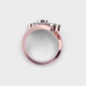 Latest Luxury Engagement <b>Ring</b> Diamond 10/14/18K Solid Gold Moissanite & Lab Grown Fully Diamonds Custom Design Engagement <b>Ring</b> - Product Image 3