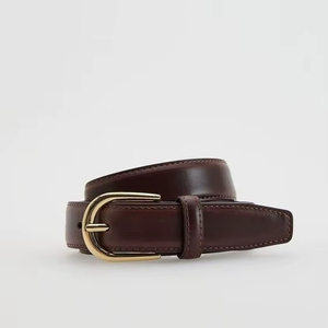 Cinturón de cuero de mujer minimalista de lujo Belle Aura de Divine International - Product Image 1