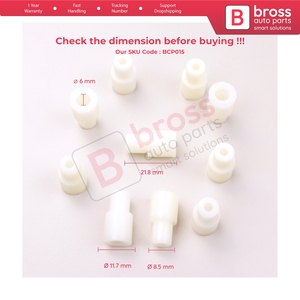 BCP015 10 Pièces Embouts de Câble pour Mécanisme de Lève-Vitre Type BCP015 - Product Image 5