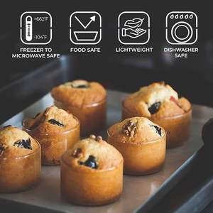 Ensemble de bols de service empilables en verre borosilicate de qualité supérieure, légers, pour la cuisine et la salle à manger - Product Image 3