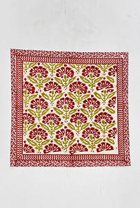 Serviettes de table à fleurs en coton de qualité supérieure Serviettes réutilisables imprimées et brodées pour les fêtes et les rassemblements - Product Image 3