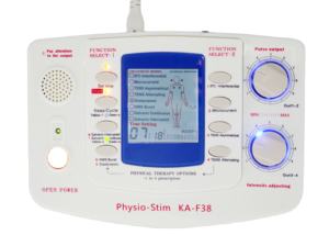 Zehntausende Elektroden für Brust bester Preis digital 4 Kanäle KA-F38 digital 4 Kanäle elektronischer Pulsmassagegerät mit 8 Elektroden - Product Image 4