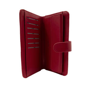 Cartera Rectangular con Cierre a Presión CZDN30009 Roja - Accesorio de Ropa - Product Image 3