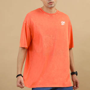 Camiseta de Moda Casual Clásica, Lavado Ácido, Tejido Suave y Cómodo, Ideal para Uso Diario, Larga Duración, Nueva Llegada - Product Image 4