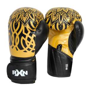 Gants de boxe en cuir de qualité supérieure de 8oz avec poignées Gants de boxe imperméables pour l'entraînement à l'exportation - Product Image 1
