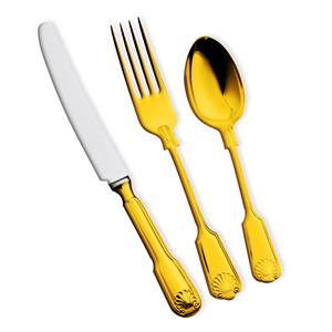 Couverts modernes en acier inoxydable à bas prix, au design unique et faits à la main, couteaux, fourchettes, cuillères, couverts de mariage pour la fête - Product Image 5