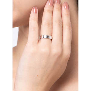 NOVAMART Fine Franco <b>Adjustable</b> <b>Ring</b> for Women and Girls 925 Sterling Silver with Princess Cut Diamond Elegant Gift Idea Wholesa - Product Image 4