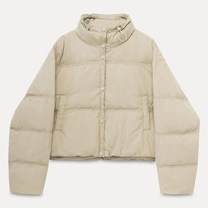 Chaquetas Acolchadas Cortas para Mujer, Chaquetas de Plumón, Abrigos de Invierno para Exteriores, Cálidas, Cortas, Aisladas - Product Image 6