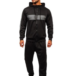 Survêtement Homme Personnalisé en Polyester/Coton Grande Taille avec Techniques d'Impression Strass Léger Respirant pour Entraînement Sportif Hivernal - Product Image 6