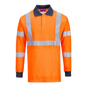 Camisa de Trabajo Reflectante Antiestática FR de Alta Calidad Personalizada - ASTMD6413 - Product Image 3