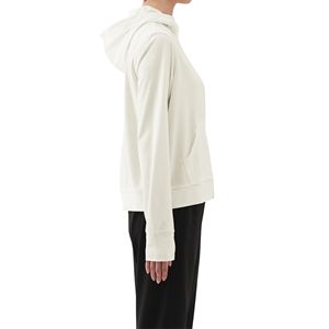 Sweat-shirt à capuche pour femme, fermeture éclair intégrale, en molleton de coton épais, avec logo et doublure, style décontracté, vente en gros, fabrication sur mesure - Product Image 4