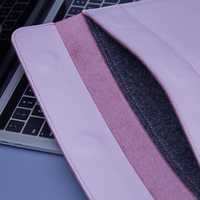 Funda para Portátil Duradera de Cuero Genuino, Ligera, Moderna y Portátil, Elegante, Retro, Personalizable para Empresarios, Oficina, Estudio, Uso Diario