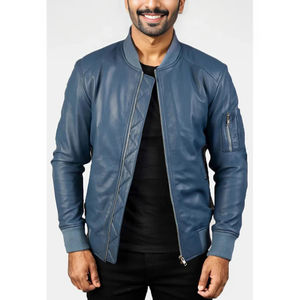 เสื้อแจ็กเก็ตหนังสำหรับผู้ชายสำหรับแข่งจักรยานฤดูหนาวออกแบบได้ตามต้องการ2025ราคาขายส่ง - Product Image 4