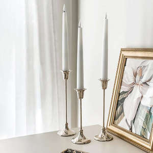 <b>Silver</b> Holder Variety 3 Pack,Decor,Candle Holders,Taper Candle Holders - Product Image 1