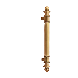 Cantidad a granel Precios asequibles más vendidos Manija de puerta hecha de latón Manija de puerta personalizada Aldaba de puerta de latón pulido Aldaba de puerta - Product Image 3