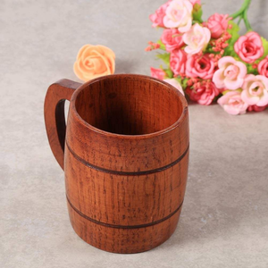 Mug de voyage en bois fait main, design classique, haute qualité, passe au lave-vaisselle, motif solide, accessoires personnalisés, design intelligent, vaisselle - Product Image 3