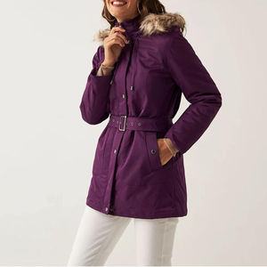 Parkas de invierno para mujer de alta calidad, chaquetas para mujer, abrigo cálido de felpa de manga larga, impermeable con chaqueta Parka desmontable para mujer - Product Image 3