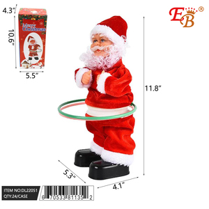 24ชิ้น /cs ฮูลาฮูปไฟฟ้าซานตาคลอสตกแต่งคริสต์มาส - Product Image 1