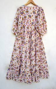 Dernière mode blanche robe silhouette droite en coton polyester longueur genou maxi pour femmes pour soirée ensemble design - Product Image 2