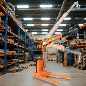 1 Ton Mobile Crane, Hoist Hidrolik Elektrik untuk Penanganan Material Bengkel, Pabrik, dan Gudang - Product Image 5