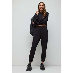 Pantalon de jogging cargo noir - Product Image 2