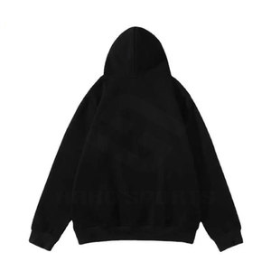 เสื้อฮู้ดดี้โอเวอร์ไซส์สตรีทแวร์ผ้าโพลีเอสเตอร์/คอตตอนเนื้อหนาคุณภาพพรีเมียม พิมพ์ลายพัฟ กันลม เป็นมิตรกับสิ่งแวดล้อม สำหรับผู้ชาย - Product Image 4