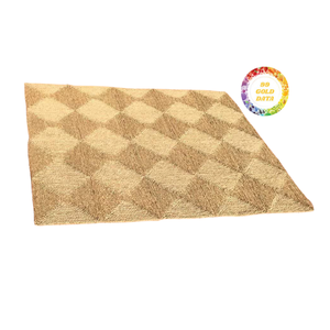 En gros Sets de table ronds tressés antidérapants écologiques en jacinthe d'eau naturelle, jonc de mer, paille et rotin 99 Gold Data - Product Image 1