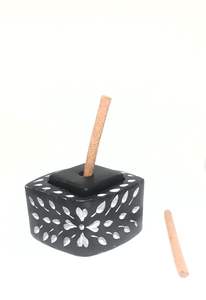 ที่วางธูปหินอ่อน Soapstone ที่วางเทียนแบบมีขาตั้งจาก agarbatti ที่วางธูปหอมสำหรับ Pooja Puja ที่ Mandir Temple Home - Product Image 2