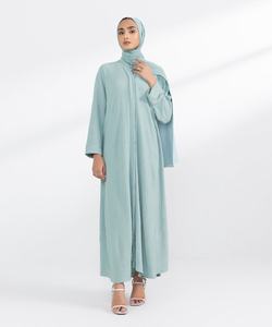 Abaya musulmane sur mesure pour femmes, tissu de haute qualité, grande taille, printemps, anti-UV, respirante, décontractée, moderne, légère - Product Image 1