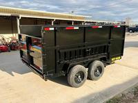 Nouvelle mini remorque à benne basculante pour tracteur 6x12/6x14/7x12/7x14/5'x10/5x7/5x8/6x10/7x16 Remorque à benne basculante à haute productivité - Camion