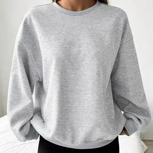 Customize Stylish <b>Organic</b> Cotton Shirts New Anti-Wrinkle Breathable Sweatshirts Premium Design Logo Hoodies for Woman - Product Image 1